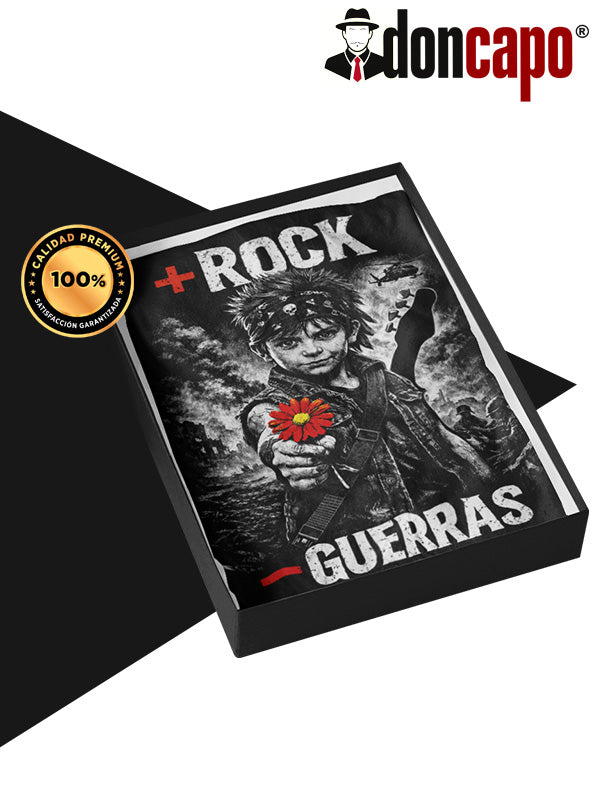 Camiseta doncapo® Mas Rock Menos Guerras
