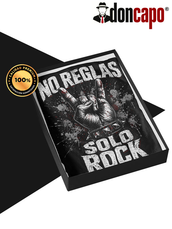 Camiseta doncapo® No Reglas, Solo Rock