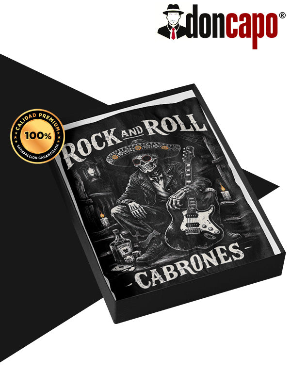 Camiseta doncapo® Rock and Roll Cabrones