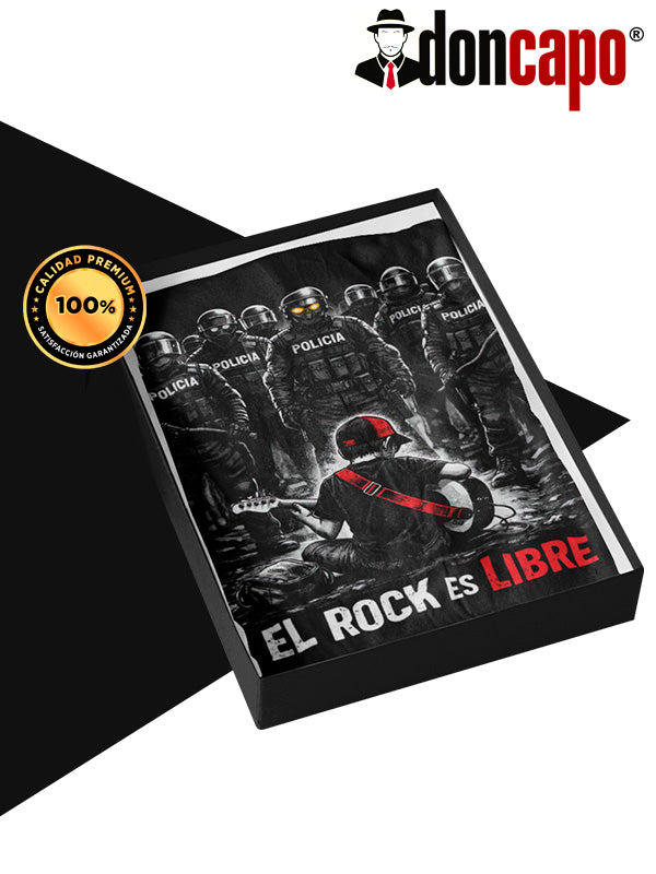 Camiseta doncapo® El Rock es Libre