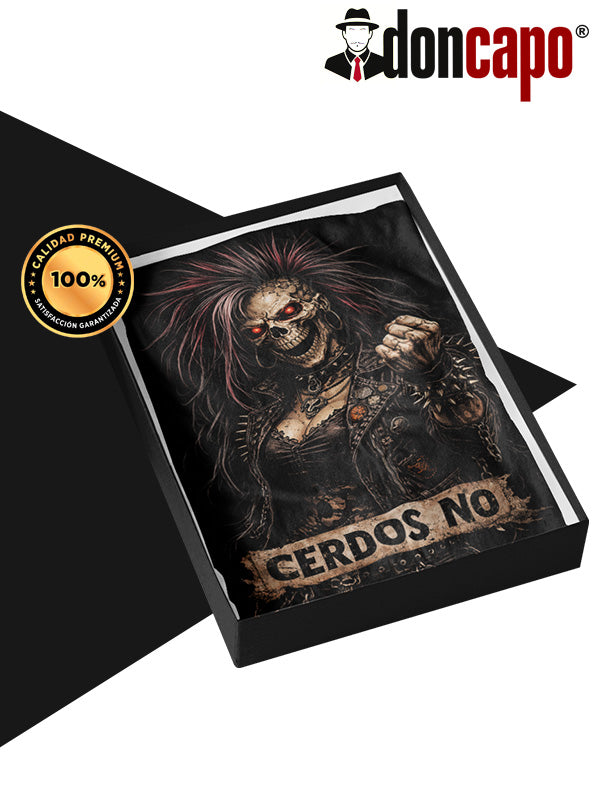 Camiseta doncapo® Skull Cerdos NO