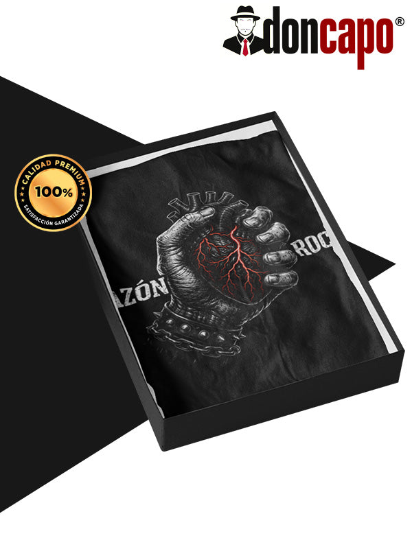Camiseta doncapo® Corazón Rockero
