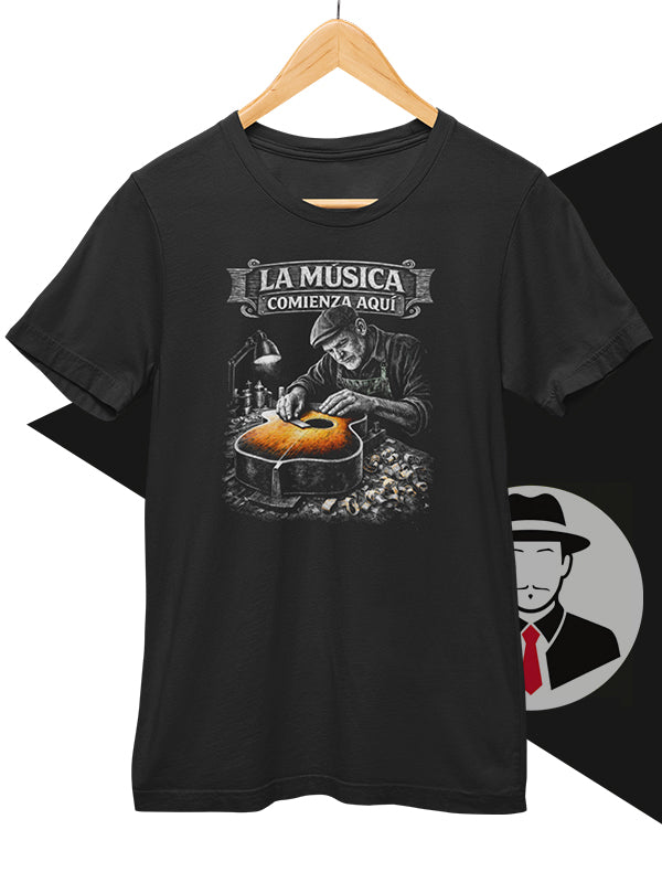 Camiseta doncapo® La Música Comienza Aquí