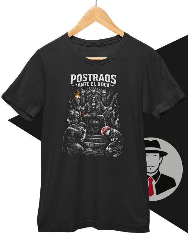 Camiseta doncapo® Postraos ante el Rock