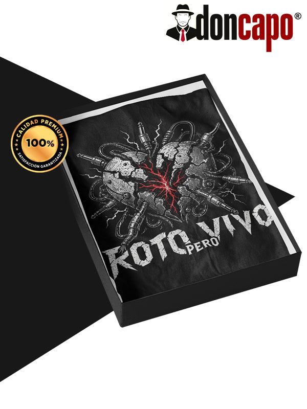 Camiseta doncapo® Roto pero Vivo